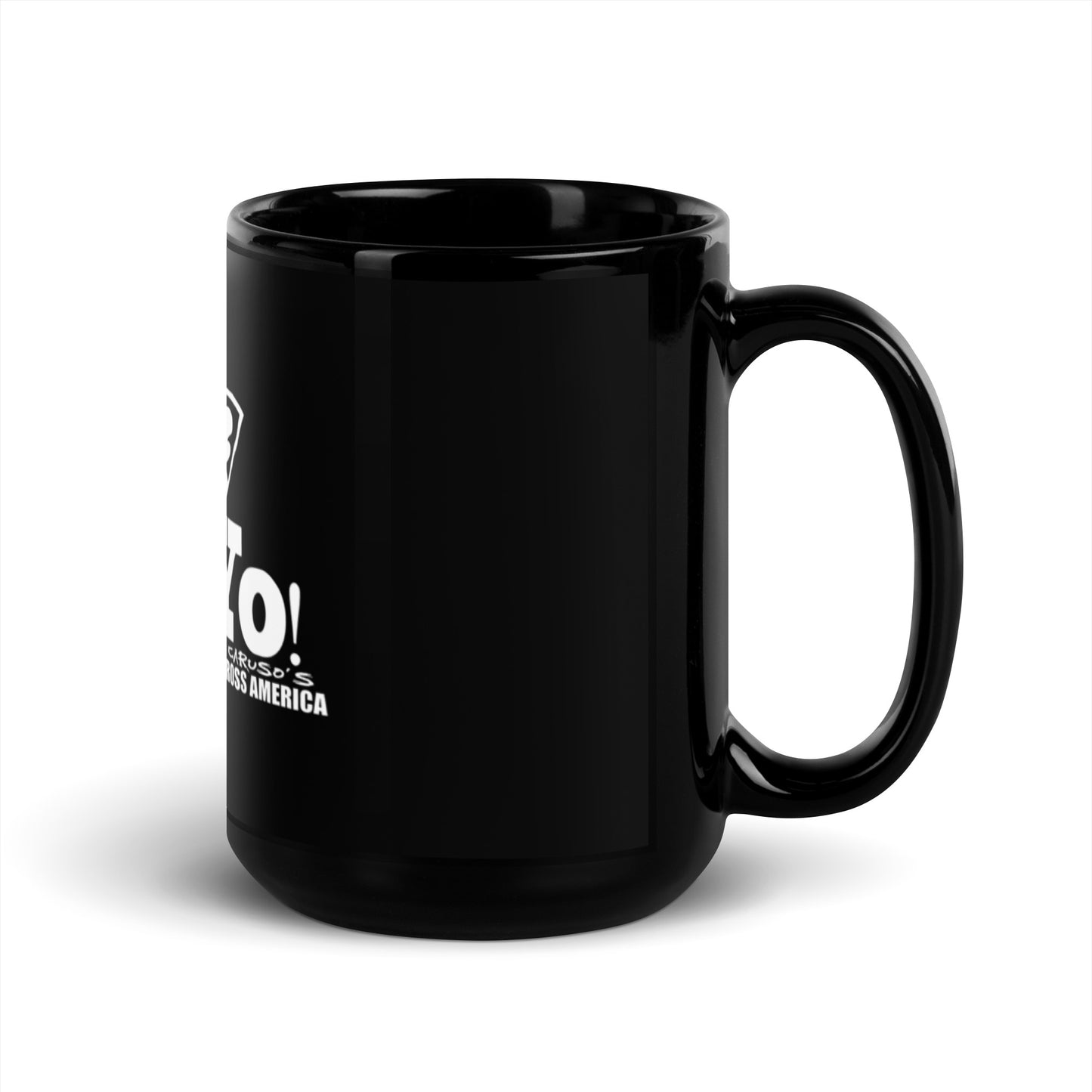 "Yo!" Cow Skate Across America Black Coffee Mug