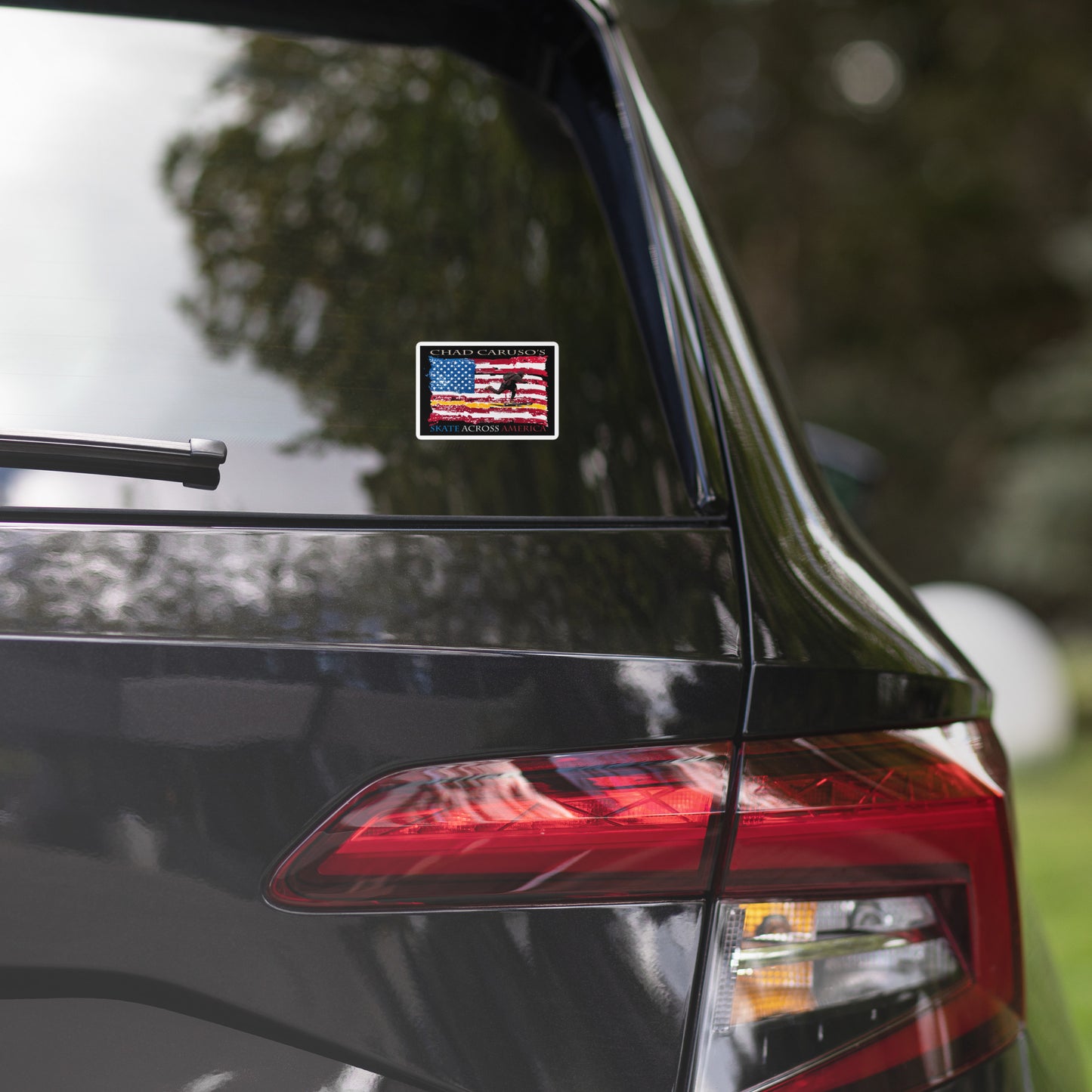 Chad Caruso's Skate Across America Sticker
