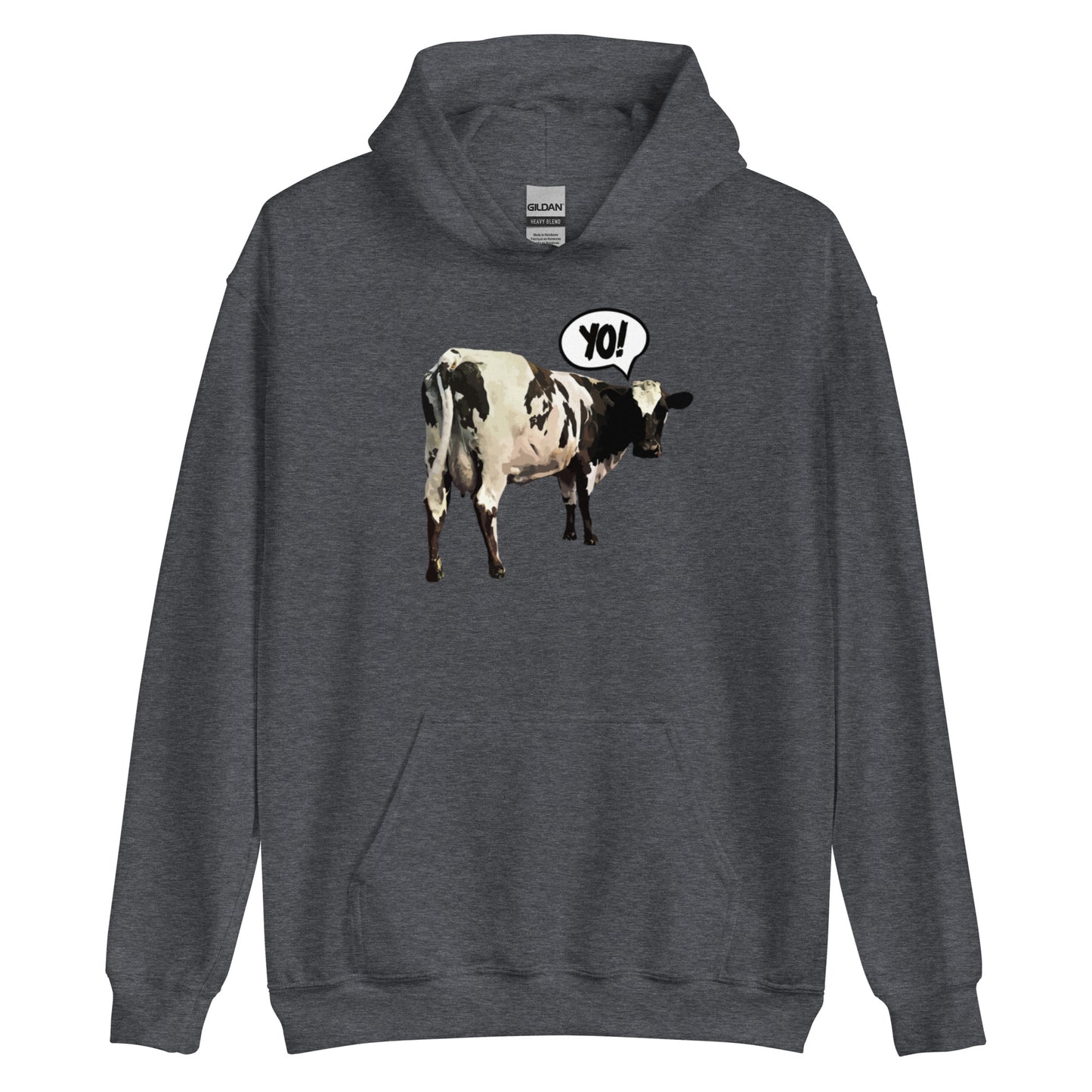 "Yo!" Cow Hoodie