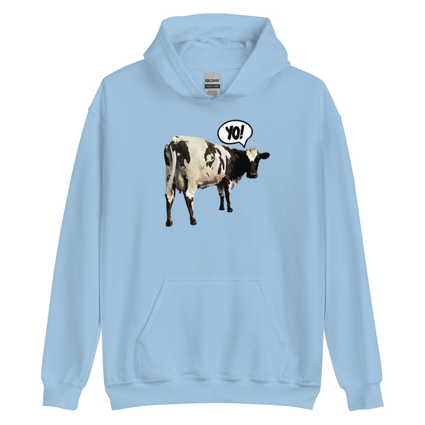 "Yo!" Cow Hoodie