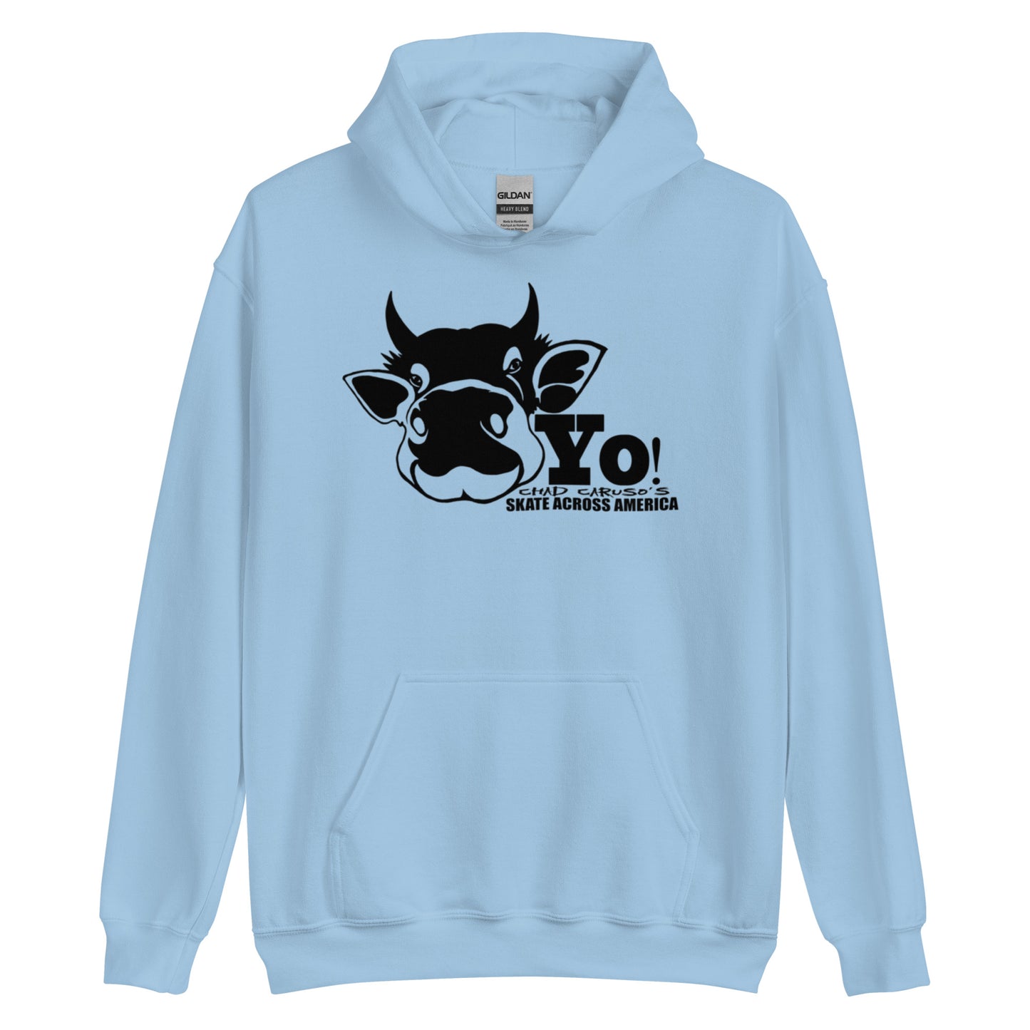 "Yo!" Cow Skate Across America Hoodie