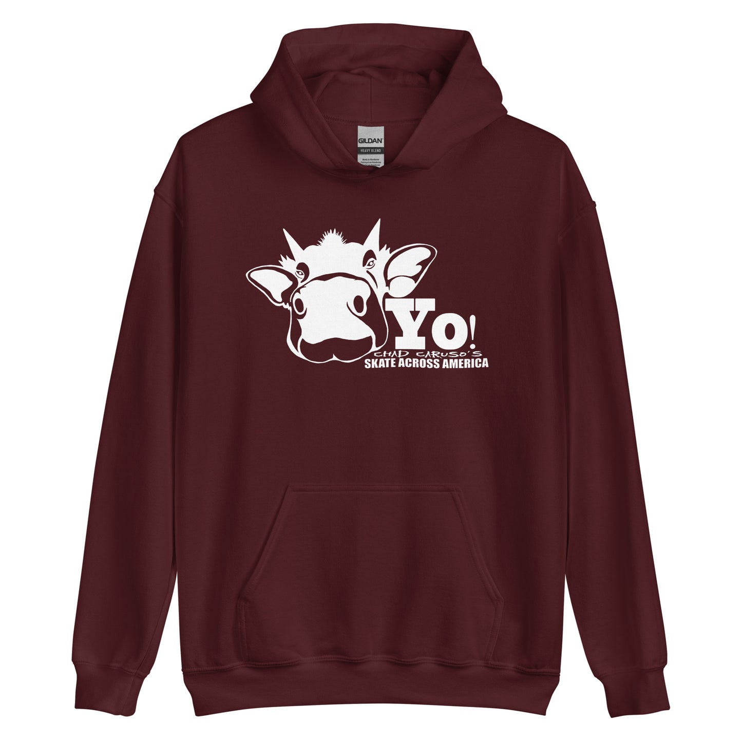 "Yo!" Cow Skate Across America Hoodie