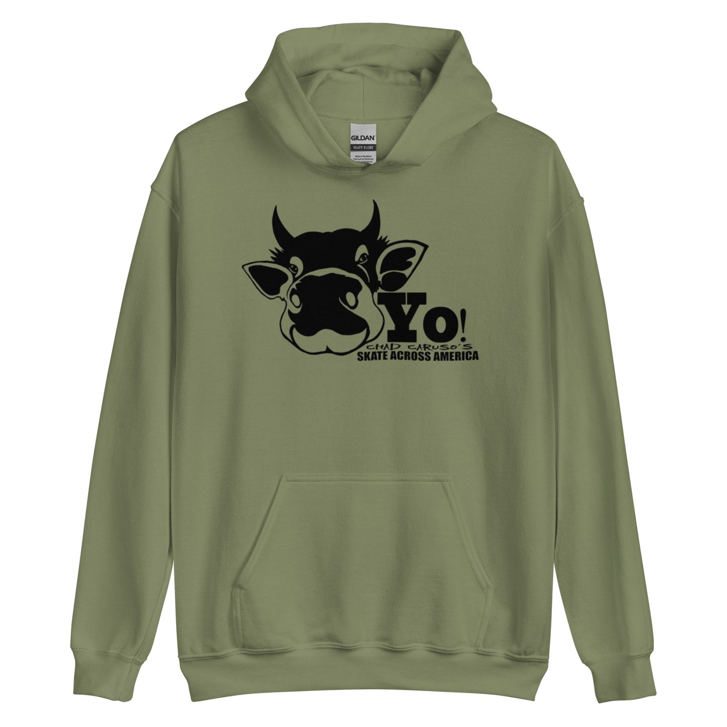 "Yo!" Cow Skate Across America Hoodie
