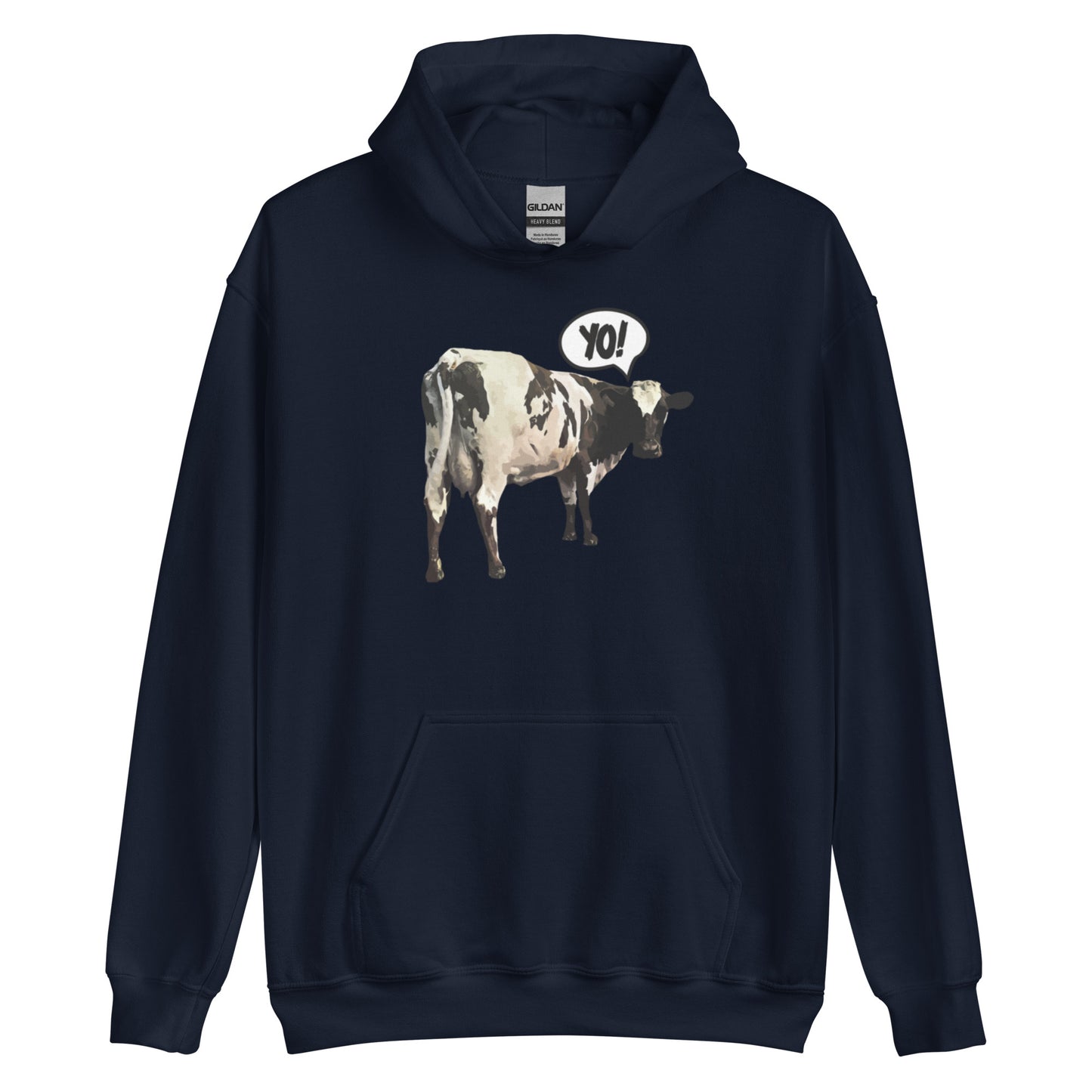"Yo!" Cow Hoodie