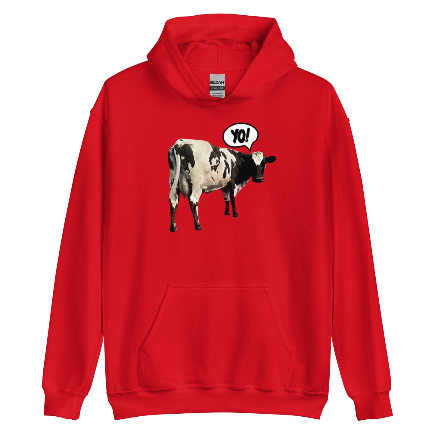 "Yo!" Cow Hoodie