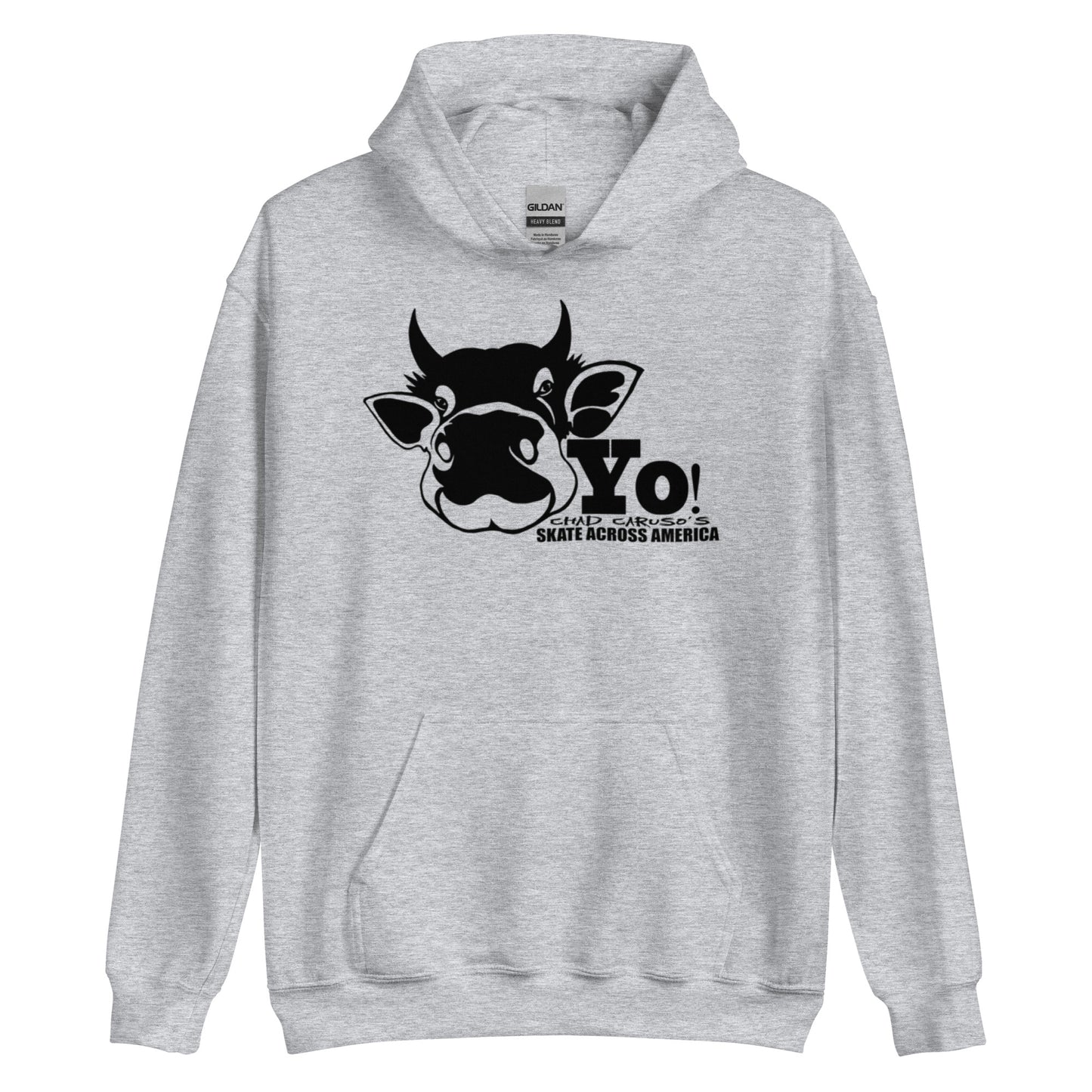 "Yo!" Cow Skate Across America Hoodie