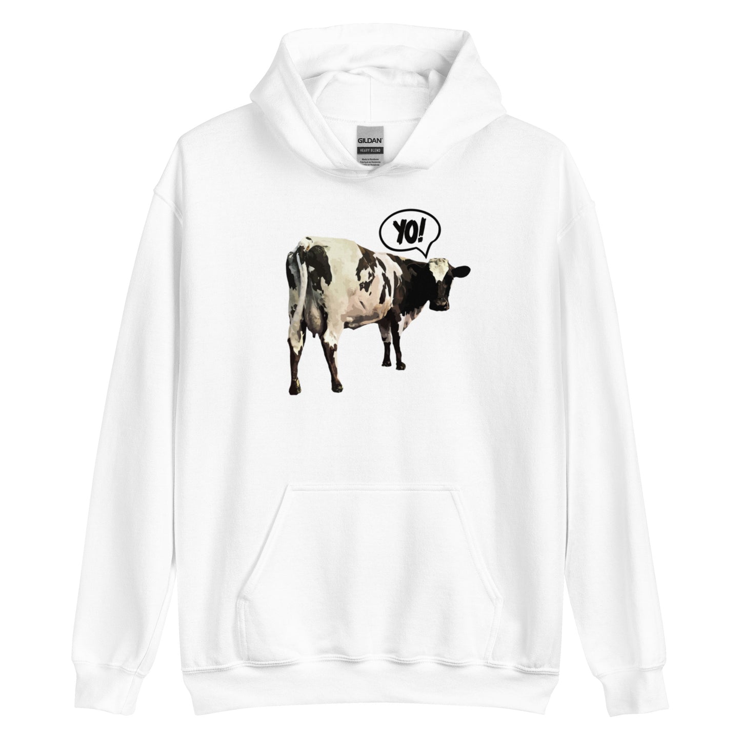 "Yo!" Cow Hoodie