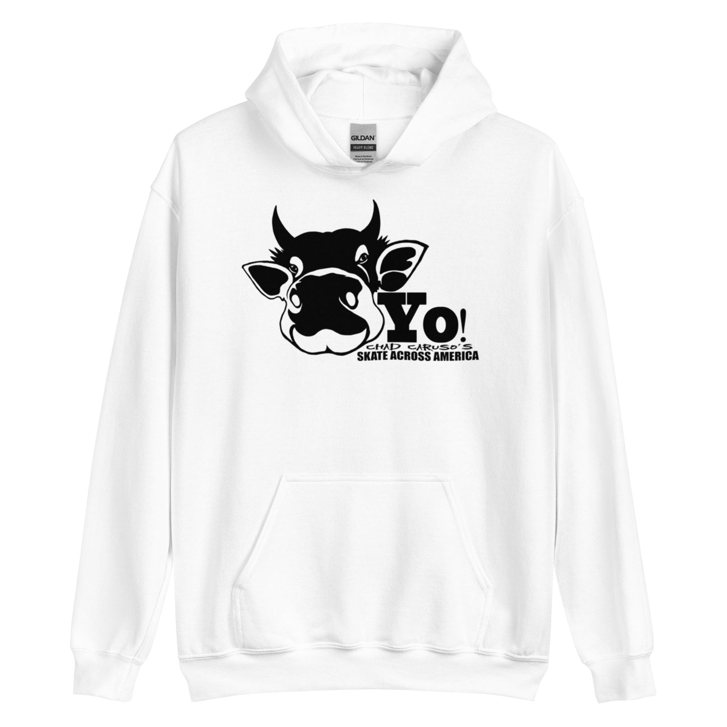 "Yo!" Cow Skate Across America Hoodie