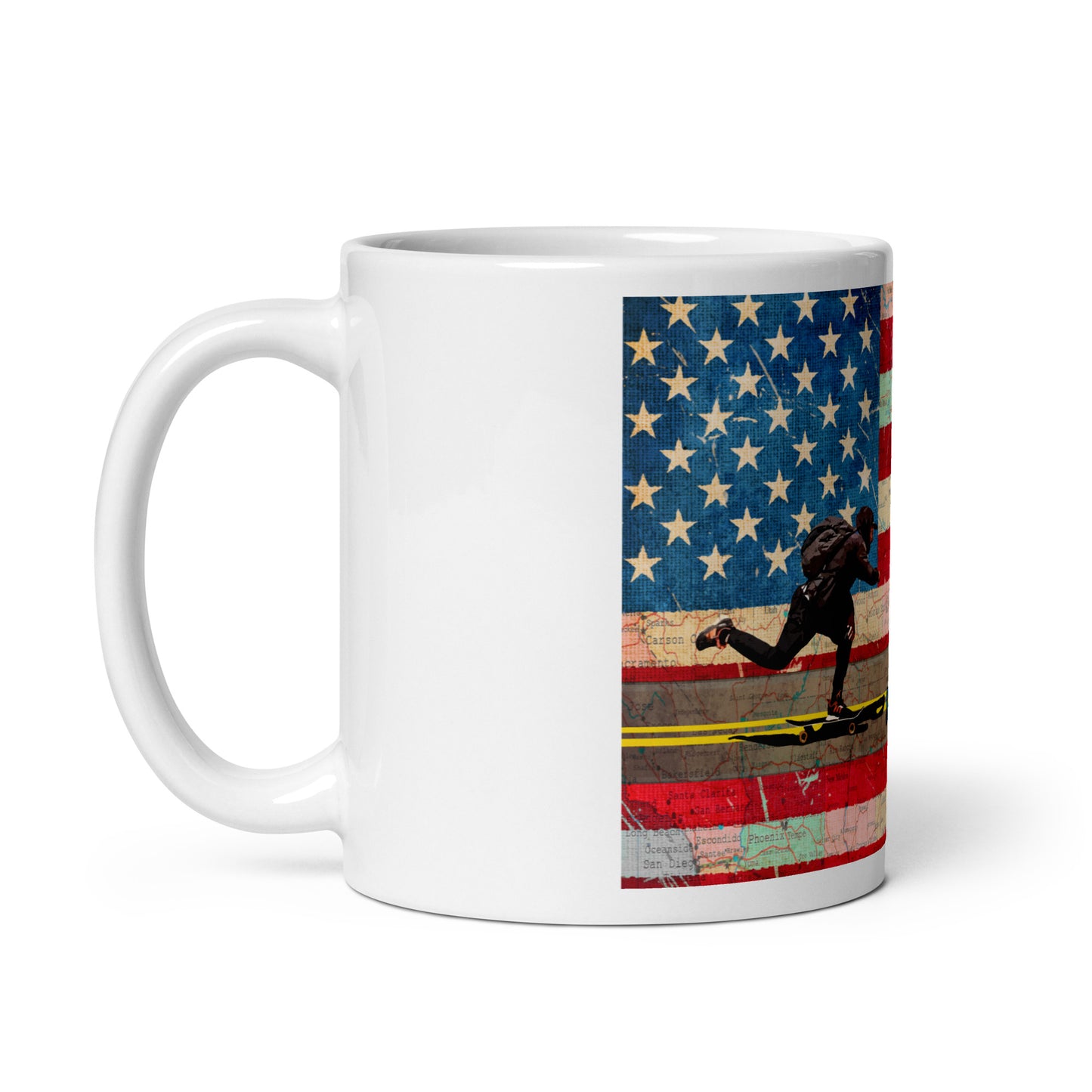 Chad Caruso's Skate Across America Mug
