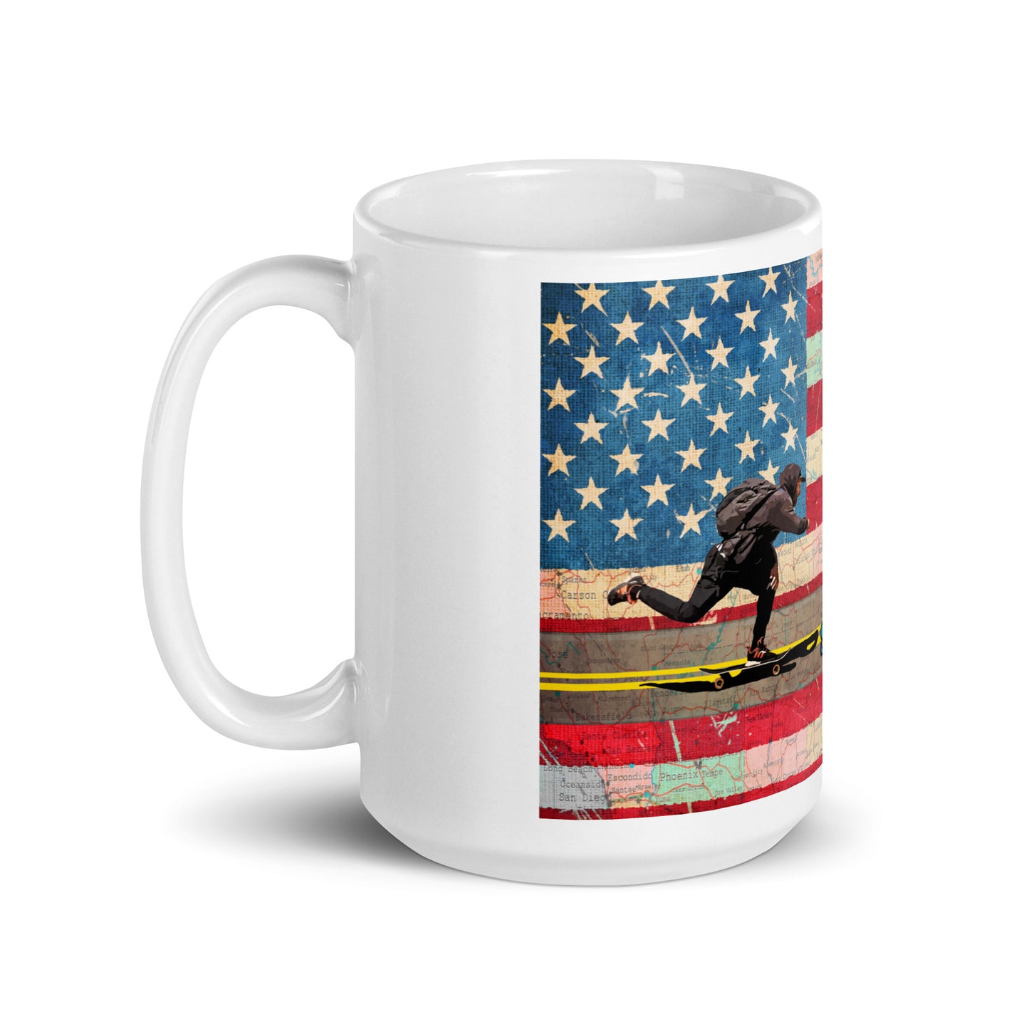Chad Caruso's Skate Across America Mug