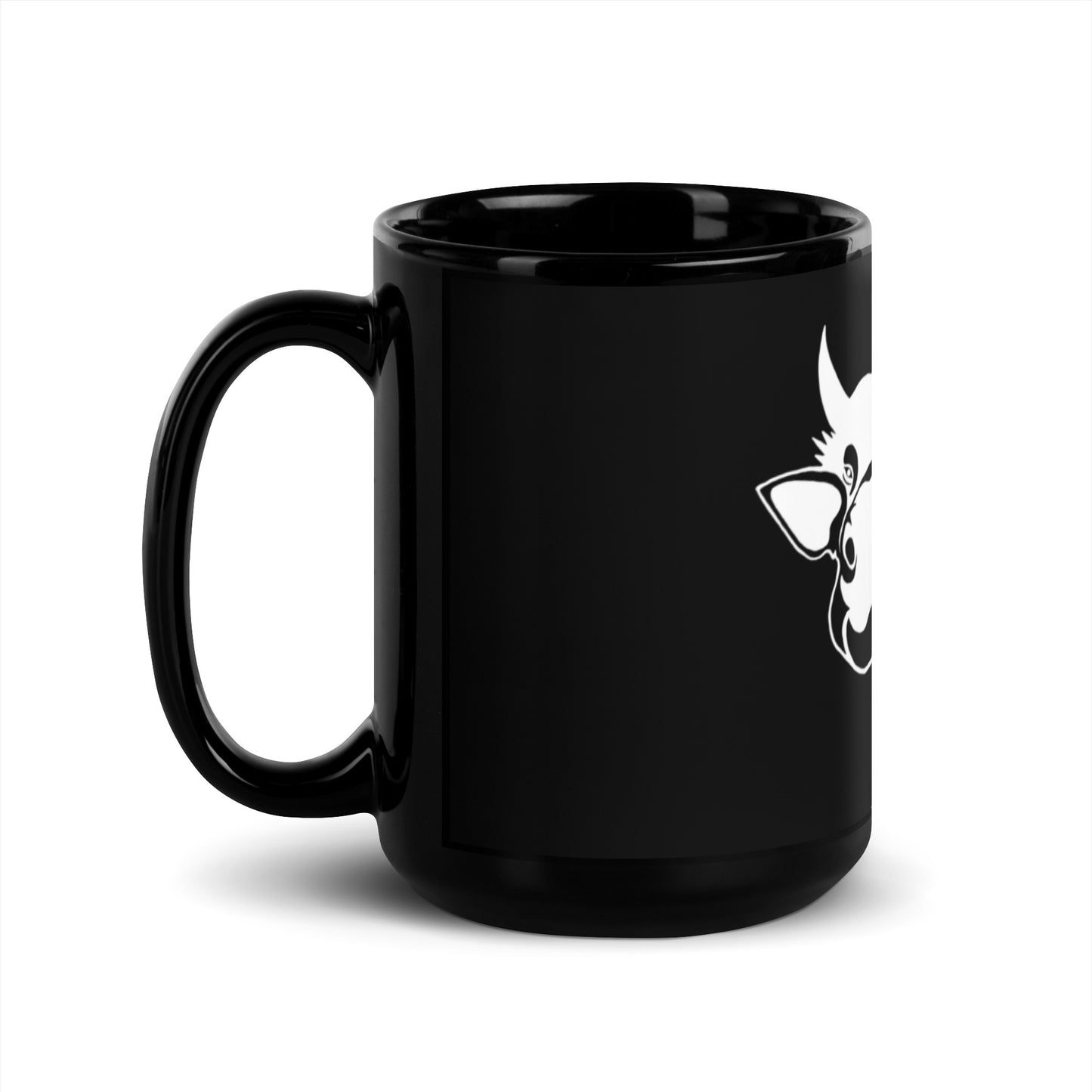 "Yo!" Cow Skate Across America Black Coffee Mug